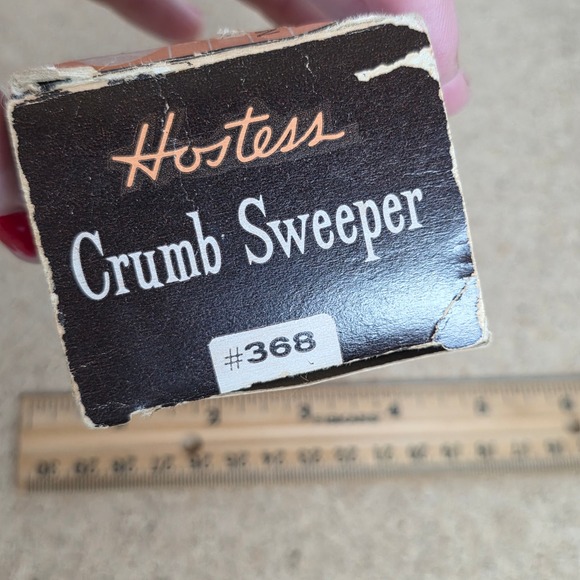 vintage Hostess Crumb Sweeper Retro Tablecloth Brush Nylon prop Original  Box - Picture 10 of 10